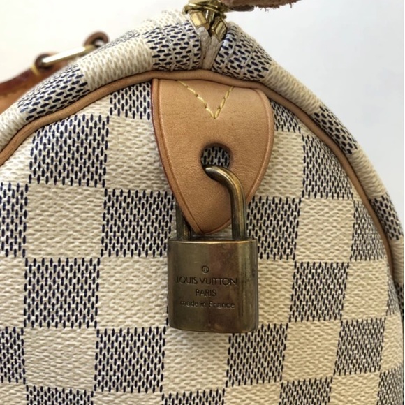 LOUIS VUITTON DAMIER AZUR SPEEDY 30 - Picture 6 of 6